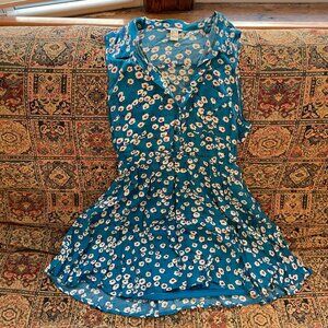 , Y2K blue Floral Dress from Forever 21